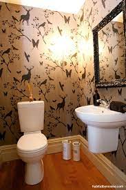 jason and jodie s romantic country house toilet room decor downstairs toilet bathroom wallpaper
