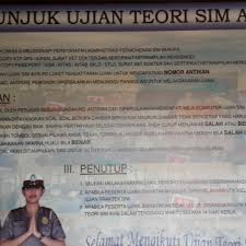 Soal ujian sim c dan a teori. Tes Teori Sim C 30 Soal Kunci Ujian