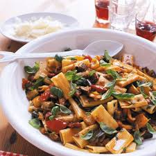 Rigatoni Mit Mediterranem Gemuse Rezept Rezept Pasta Mit Gemuse Mediterranes Gemuse Rezepte