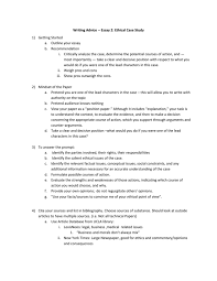 Maybe you would like to learn more about one of these? Example Writing Assignment 3 Ethical Case Study