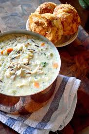 Cream of chicken soup recipes. Creamy Chicken Wild Rice Soup Go Go Go Gourmet