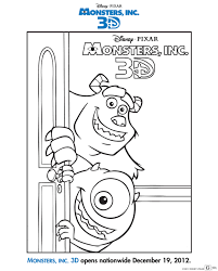 Check out the funny coloring book pages to find out others. Free Monsters Inc 3d Activity Sheets Download Coloring Pages Here Lady And The Blog
