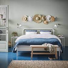 nattjasmin duvet cover and pillowcase white 150x200 50x60 cm ikea switzerland in 2021 nesttun bed bed frame ikea nesttun bed