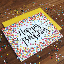 If you have more scraps of paper, then you can even dress up the inside of the card. Confetti Birthday Handmade Birthday Cards Birthday Cards Diy Birthday Card Drawing