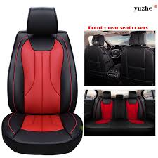 Yuzhe Universal Leather Car Seat Cover For Jeep Grand Cherokee 2016 2014 Wrangler Patriot Compass Acce Leather Car Seat Covers Jeep Patriot Interior Seat Cover