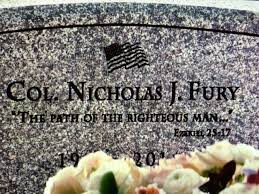 Maybe you would like to learn more about one of these? Just Noticed The Bible Verse On Nick Fury S Tombstone Imgur