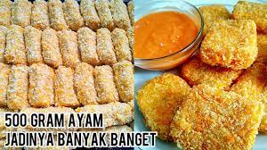 Malah, ianya lebih sihat kalau kita buat sendiri. Chicken Nugget Nugget Ayam 1 2 Kg Jadinya Banyak Banget By Uli S Kitchen Youtube