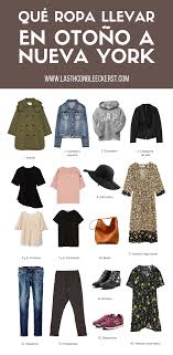 El Tiempo En Nueva York Prevision Y Que Ropa Llevar Ropa Moda Nueva York Y Ropa Para Viajes