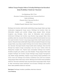Permohonan guru interim 2019 kpm cikgu ayu dot my. Pdf Refleksi Tenaga Pengajar Baharu Terhadap Bimbingan Dan Konsultasi Dalam Pendidikan Teknik Dan Vokasional