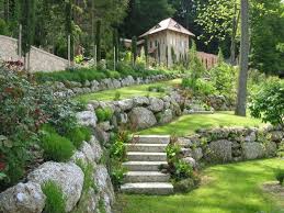 Steingarten Gartengestaltung Naturstein Garten Stein Treppe Wiese Pflanzen Grun Steingarten Garten Landschaftsbau Natursteine Garten Landschaftsbau