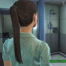 Ponytail Variations At Fallout 4 Nexus Mods And Community Ponytail Heart Hair Long Ponytails