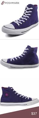 Converse All Star Hi Tops Orchid Icon Violet 7 Nib Converse All Star Converse Converse Purple