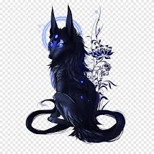 If you'd like you can divide the face one. Black Wolf Illustration Arctic Wolf Drawing Anime Legendary Creature Blue Wolf Pencil Cat Like Mammal Png Pngegg