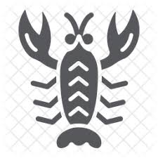 Crawfish Icon Of Glyph Style Available In Svg Png Eps Ai Icon Fonts