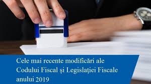 Seminar Interactiv Noile ReglementÄƒri In Codul Fiscal Anul 2019 Contabil Sef