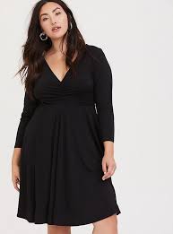 Black Studio Knit Cinch Skater Dress Lil Black Dress Skater Dress Belted Shirt Dress
