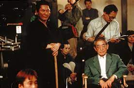 nagisa oshima with takeshi kitano on the set of gohatto 1999 好好 シネマ
