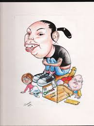 In addition to not wanting any kind of online euphemism for the communist party's general secretary, the chinese government considers that the caricature undermines the authority of the presidential office as well as the president himself, and all films, tv series, or toys related to winnie the pooh have been banned in china. Express Delivery With Love To China Male Sketch Caricature Art