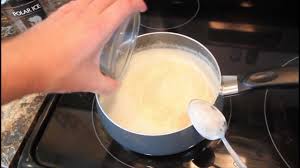Once the butter and cream start to bubble, add the freshly grated parmesan cheese and salt & pepper. How To Make Easy Olive Garden Style Alfredo Sauce Recipe Youtube