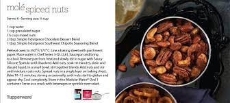 Mole Spiced Nuts Store A Batch In Tupperware Modular Mates Tupperware Recipes Spiced Nuts Recipes