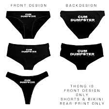 Cum Dumpster Knickers & Camisole Set BDSM Vest Twin Set - Thong, Boy Shorts  119 | eBay