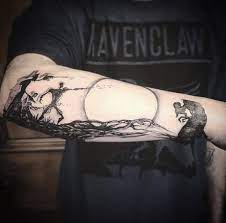 41 Of The Most Stunning Harry Potter Tattoos Your Muggle Eyes Will Ever See Harry Potter Tattoos Harry Tattoos Harry Potter Tattoo Sleeve