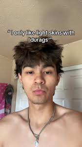 Lightskin with Purple Durag