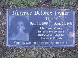 Flo jo was found dead in her home in mission veijo, ca on september 21, 1998. Florence Griffith Joyner Orange County Register