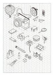 Car Card Isometric Drawing Isometric Sketch Isometric Design