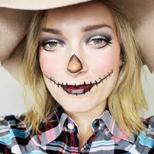 Scary scarecrow costume, scary scarecrow makeup, scary scarecrow mask, scary scarecrow pictures, scary scarecrow drawings, scary scarecrow faces. Simple Scarecrow Makeup For Halloween Citizens Of Beauty