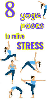 Relieve Your Daily Stress With These 8 Simple Yoga Poses Workout Yoga Poses Aerobics Workout