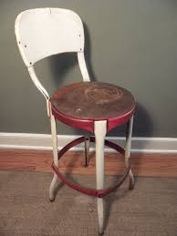 vintage all metal costco stool / chair