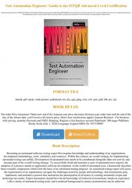 A date is a string of the form (d:yyyymmddhhmmssohh'mm') where yyyy is the year mm is the month dd is the day. Best Pdf Test Automation Engineer Guide To The Istqb Advanced Level Certification For Any Device
