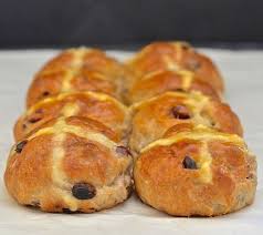 No Knead Hot Cross Buns Totally Foolproof A Virtual Vegan Recipe Vegan Hot Cross Buns Cross Buns Buns Recipe Easy