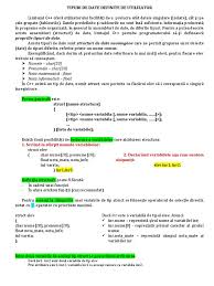 Totuși, nu absolut orice program scris în c este valid c++. Structuri Neomogene AplicaÅ£ii Teorie