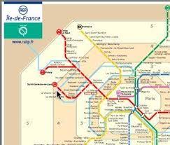 Paris Rer Map Of Rer A To Rer E Lines In Paris And Suburbs For Download Or Print Shows All 5 Paris Fare Zones With Cdg Disneyla Paris Map Train Map