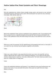Maybe you would like to learn more about one of these? Native Indian War Paint Symbols And Their Meanings By John5combs42 Issuu