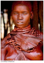 Фотография Намасленные прически, Эфиопия