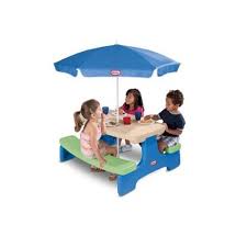 Little Tikes Easy Store Jr Play Table With Umbrella Picnic Table With Umbrella Little Tikes Little Tikes Picnic Table