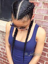 70 Best Black Braided Hairstyles That Turn Heads Boxer Braids Hairstyles Two Braid Hairstyles Braids For Black Hair
