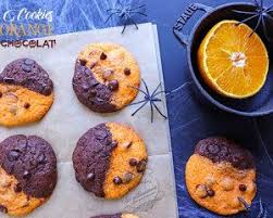 Recette Des Cookies Brownies Orangettes Au Chocolat Patisserie Cookies Chocolat