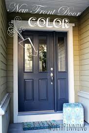 Brown is such a versatile color that it's definitely worth considering. Front Door Colors For Dark Blue Houses Novocom Top