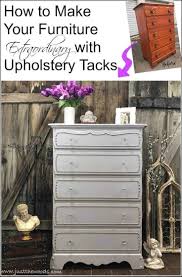 Make Your Furniture Extraordinary With Upholstery Tacks Upholstery Tacks Vintage Furniture Makeover Furniture Makeover