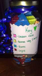 Diy Boyfriend Christmas Gift Ideas Bestfriend Homemade Birthday Jar Present Filled W Diy Birthday Gifts Birthday Gifts For Best Friend Friend Birthday Gifts