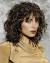 Round Face Shoulder Length Curly Hair With Bangs