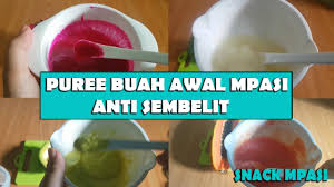 Buah naga dragonfruit langkah awal mpasi 6 bulan. Puree Buah Awal Mpasi Anti Sembelit Ll Versi Abang Shaka Youtube