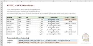 Excel Wenn Funktion Einfach Erklart Mit Beispielen