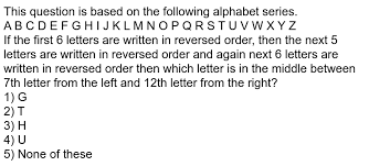 The seventh letter of the english alphabet. Which Of The Following Options Is Seventh To The Right Of The 13th