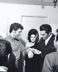 April 6, 1968: Elvis and Priscilla saw Tom Jones midnight show at the  Flamingo Hotel in Las Vegas, Nevada. Backstage Elvis reportedly said "You  lit a fire in me tonight. I'm going