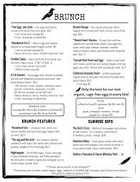 Our new brunch menu launches...